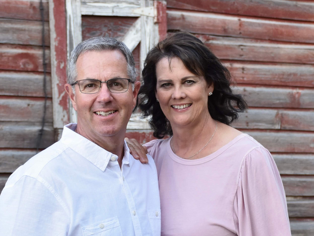 Pastor Neil Hannahs and wife Marilee